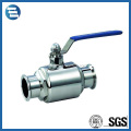 Sanitary Stainless Steel Direct Way Non Retention Clamp Ball Valve